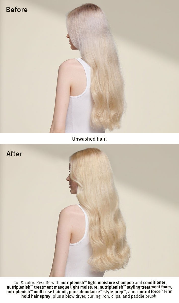 nutriplenish™ hydrating liquid styling foam